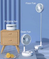 Tafelventilator - ventilator staand - draagbare ventilator - ventilator - mini ventilator - mini fan opvouwbare ventilator -telescopische ventilator - multifunctioneel