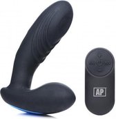 7x P-Thump Tapping Prostate Vibe with Remote Control - Black
