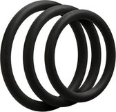 Doc Johnson - Optimale - 3 C-Ring Set - Thin - Black