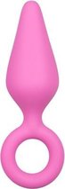 Roze Buttplug Met Trekring - Large