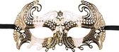 Goudkleurig metalen Venetiaans masker