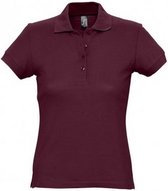 SOLS Dames/dames Passion Pique Poloshirt met korte mouwen (Bourgondië)