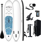 Funwater Feath-R-Lite SUP board - Groen - Opblaasbaar - Ideaal beginnersboard - Compleet pakket - Verkrijgbaar in 5 kleuren