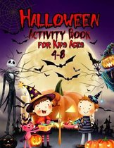 Halloween Activity Book for Kids Ages 4-8