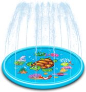 Femur®️ - Water Fontein - Opblaasbare Waterspeelmat - Verkoeling - Hondenzwembad - Water Speelmat  - 170CM