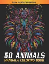 Animals Mandala Coloring Book for Adult Relaxation