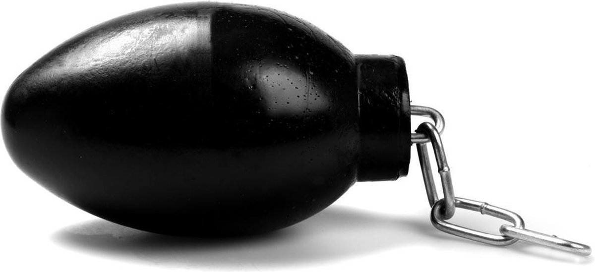 Goedkoopste XXLTOYS - Cannonball - XXL Plug - Inbrenglengte 15 X 10 cm - Black - Uniek design Buttplug - Stevige Anaal plug - Made in Europe