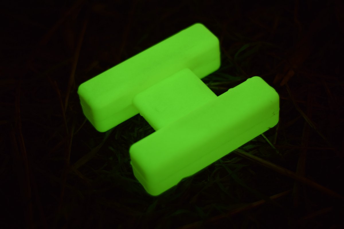Pro Line Glow In The Dark H Marker - Sunny Yellow - Maat L - Lichtgroen