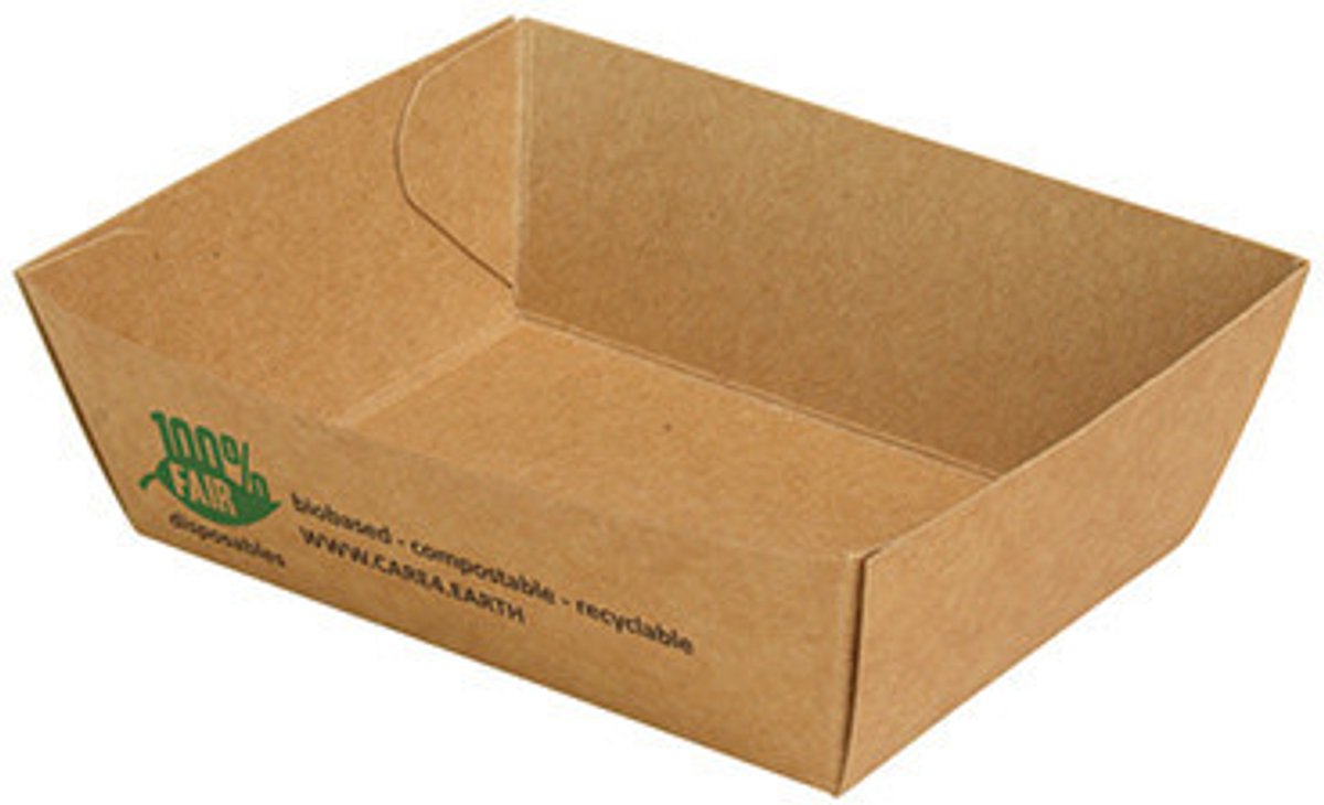 80 st. 80st. Kartonnen Frietbakjes A7