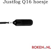 Justfog Q16 hoesje - Lederen hoesje voor de e-sigaret - Hoesje met draagkoord voor de elektrische sigaret - Justfog Q16 e-sigaret case