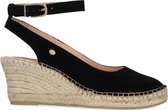 Fred de la Bretoniere 153010158 Espadrilles - Met Sleehak - Dames - Zwart - Maat 40