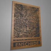 Stadskaart Enschede met coördinaten