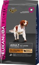 Eukanuba hondenvoer  dog adult sm&med lamb&rice 12KG