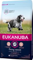 Eukanuba hondenvoer  dog caring senior medium breed 3kg