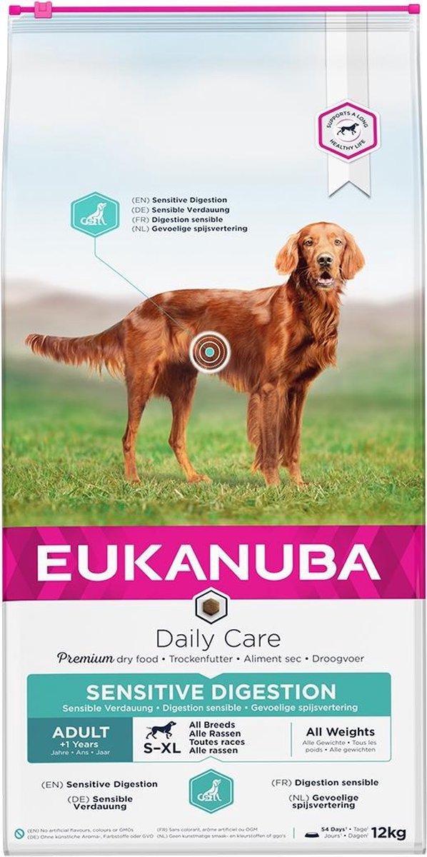 Eukanuba hondenvoer Daily care sensitive digestion 12kg