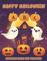 Happy Halloween ABC Coloring Book for Toddlers