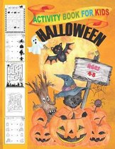 Halloween Activity Book for Kids Ages 4-8.