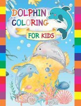 Dolphin Coloring For kids