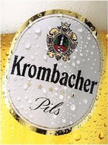 Metalen Bord Duitse Bieren Krombacher