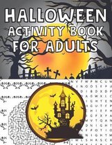 Halloween Activity Book For Adults