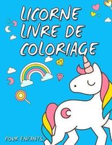 Licorne livre de coloriage pour enfants