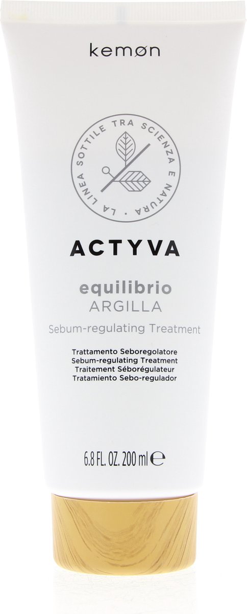 Goedkoopste Kemon Masker Actyva Equilibrio Argilla Sebum-Regulating Treatment