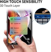 iPhone X/XS screenprotector - tempered glass – anti scratch – iPhone X/XS screen protector – case friendly (Transparant)