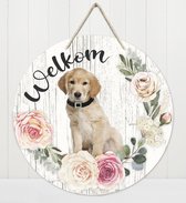 Welkom - Labrador | Muurdecoratie - Bordje Hond