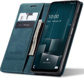 Hoesje geschikt voor Samsung Galaxy A32 5G - Book Case Leer Slimline Blauw