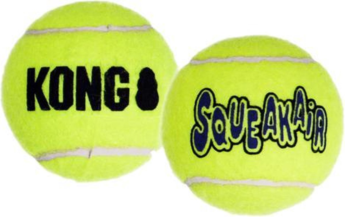 KONG - Tennisbal - Voor honden - Maat M - Geel - 3 stuks