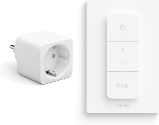 Philips Hue Combipack - Hue Smart Plug Nederland en Dimmer Switch - Slimme  Stekker | bol.com