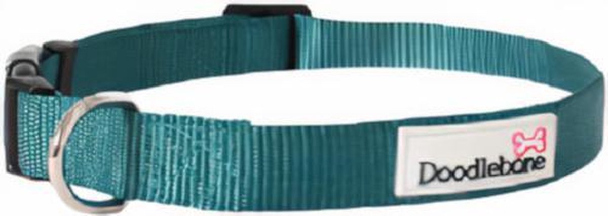 Goedkoopste Doodlebone Hondenhalsband Bold 60 - 70 Cm Nylon Donkergroen