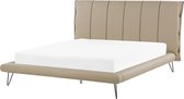 Beliani BETIN - Tweepersoonsbed - beige - kunstleer