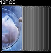 Voor Huawei nova 5z 10 STKS Half-scherm Transparant Gehard Glas Film