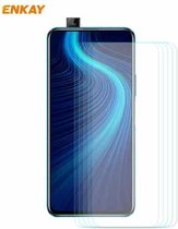 Voor Huawei Honor X10 5G 5 STKS ENKAY Hat-Prince 0.26mm 9 H 2.5D Gebogen Rand Gehard Glas Film