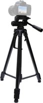 L-3600 Live-statief met driedimensionale demping Gimbal Afneembare snelkoppelingsplaat Hoogteverstelling 62-170cm voor SLR-camera Live-lichtprojector (zwart)