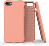 Voor iPhone 8 / iPhone 7 ENKAY ENK-PC007 Effen kleur TPU Slim Case Cover (oranje)