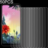 Voor LG K50S 50 STUKS 0.26mm 9 H 2.5D Gehard Glas Film