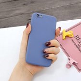 Voor iPhone 7 & 8 Magic Cube Frosted Silicone Shockproof Full Coverage beschermhoes (blauw)