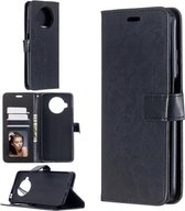 Voor Geschikt voor Xiaomi Mi 10T Lite Crazy Horse Texture Horizontale flip lederen tas met houder & kaartsleuven & portemonnee & fotolijst (zwart)