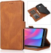 Voor Xiaomi Redmi 8A Retro Magnetische Sluiting Horizontale Flip Leren Case met Houder & Kaartsleuven & Fotolijst & Portemonnee (Bruin)