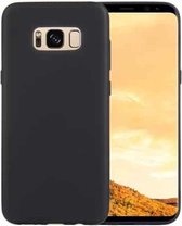 Voor Galaxy S8 ultradunne TPU Frosted beschermende achterkant van de behuizing (zwart)