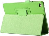 Litchi Texture Horizontale Flip PU lederen beschermhoes met houder voor iPad Mini 2019 (groen)