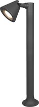LED Tuinverlichting - Staande Buitenlamp - Torna Kavani - GU10 Fitting - Rond - Mat Antraciet - Aluminium