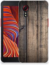 Telefoon Hoesje Geschikt voor Samsung Xcover 5 Enterprise Edition | Geschikt voor Samsung Galaxy Xcover 5 Leuk TPU Back Cover Steigerhout