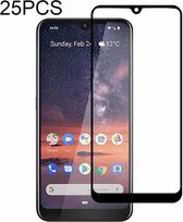 Voor Nokia 3.2 25 STKS Volledige lijm Volledig scherm gehard glasfilm
