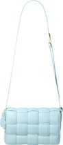 Jobo By JET - Summer bag - Licht blauwe dames tas - Goud - Cross body Bag - Schoudertas