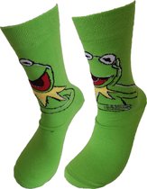 Verjaardag cadeautje voor hem en haar - Kermit de Kikker Sokken - Tekenfilm Sokken - Leuke sokken - Vrolijke sokken - Luckyday Socks - Sokken met tekst - Aparte Sokken - Socks waar je Happy v