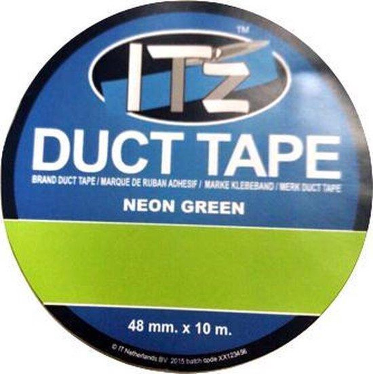 IT'z Duct Tape 36- Vert Néon 3 pièces 48 mm x 10m, ruban adhésif - ruban  adhésif 