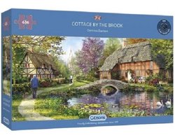 Gibsons - Cottage by the Brook (door Dominic Davison) - 636 stukjes 69×32cm (b×h) - Legpuzzel voor volwassenen